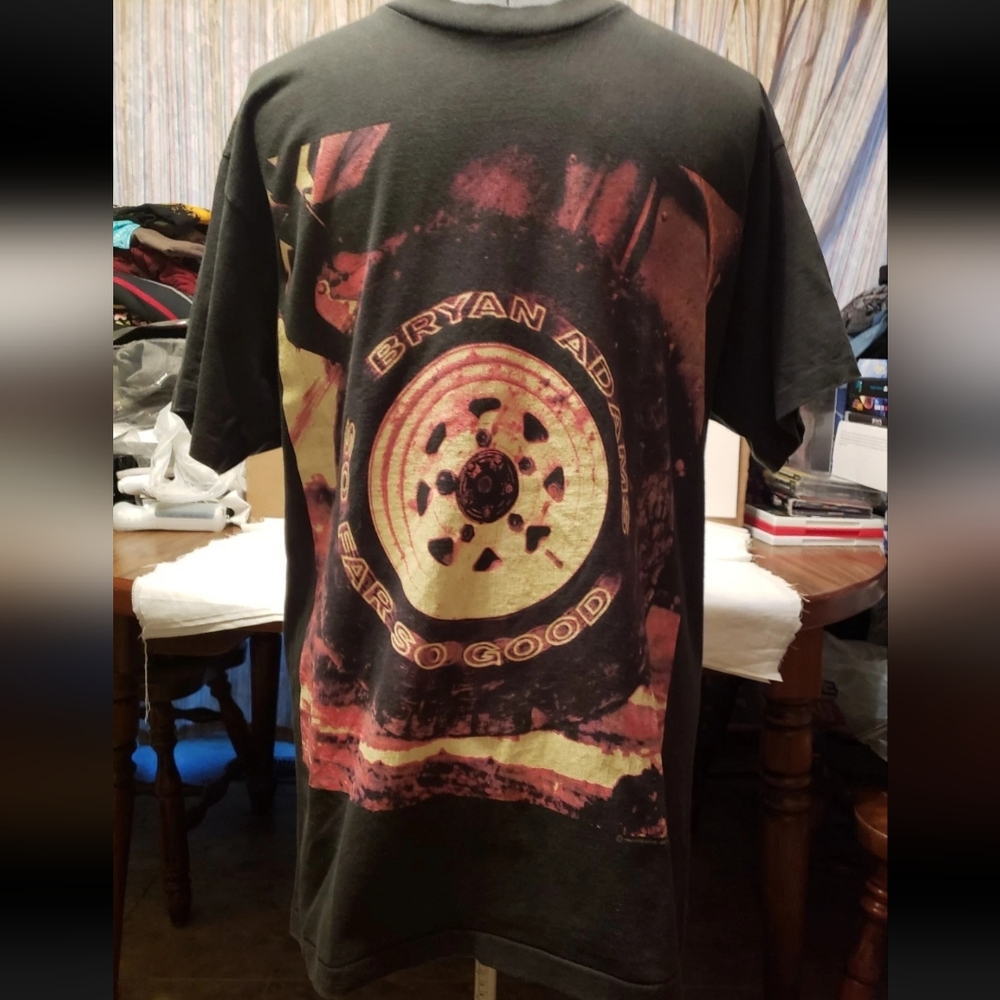 VTG BRYAN ADAMS XL 1994 CONCERT TOUR SHIRT CANADA ROCK POP 80'S EUC RADIO VOCAL